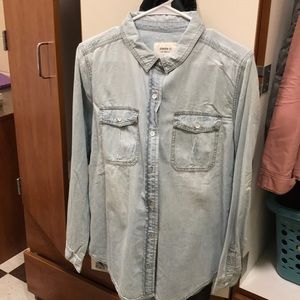 Denise button down top